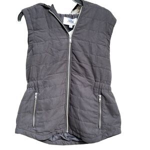 BB Dakota Black half sleeves jacket with hoodie